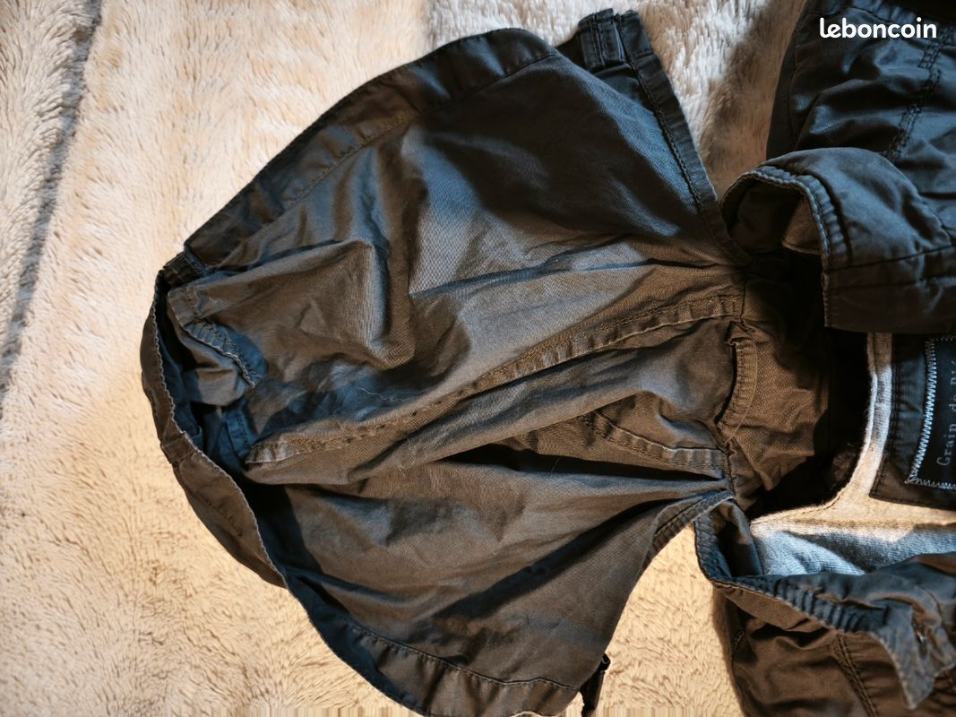 Veste mi-saison grain de blé taille 18 mois (image 3)