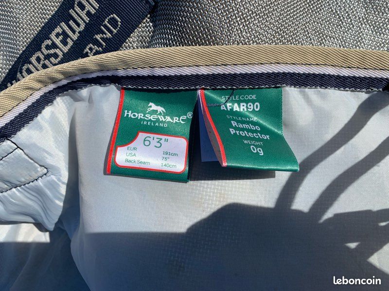 Horseware Rambo Summer Series 0g - Marine/Gris