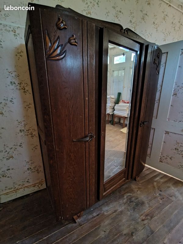 Armoire ancienne 3 portes (image 2)