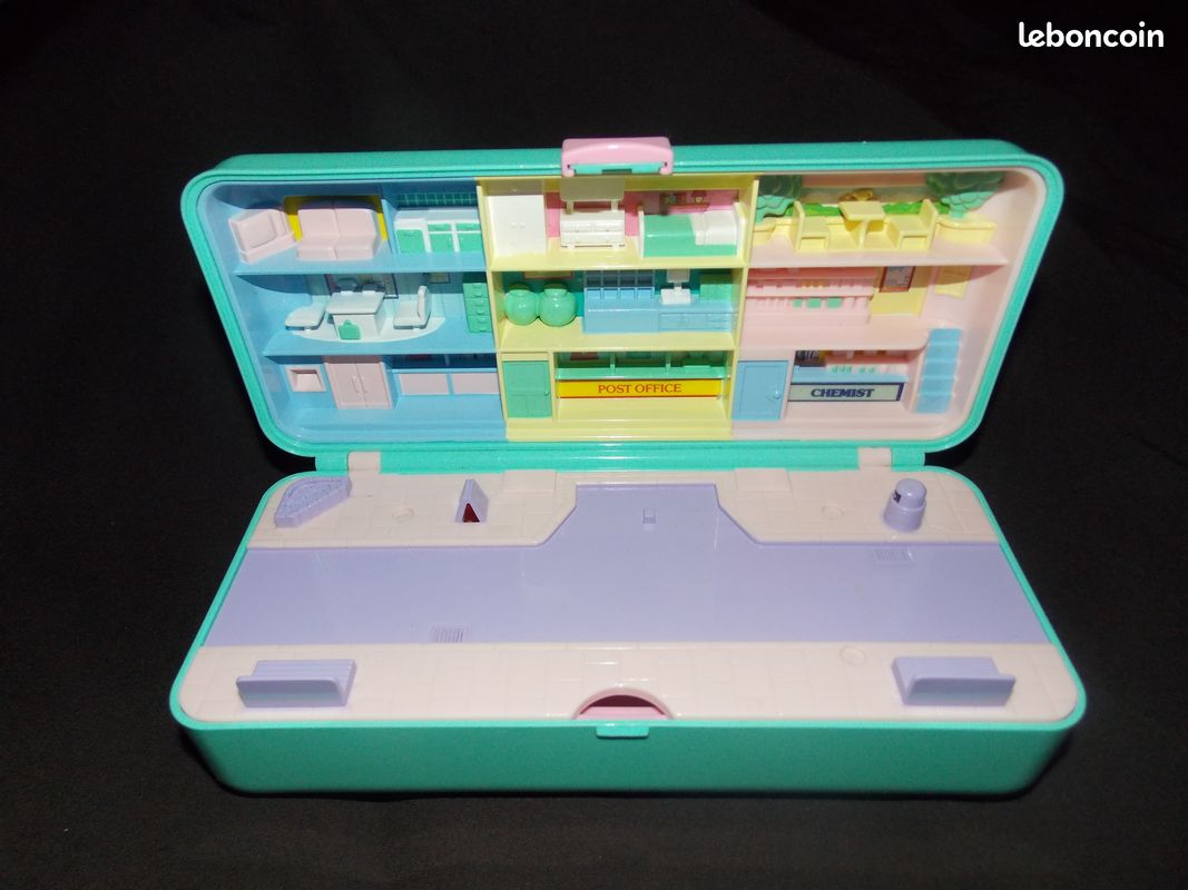 Polly Pocket vintage bluebird coffret de jeu/ boite à bijoux ou bibelots 1989 - Collection