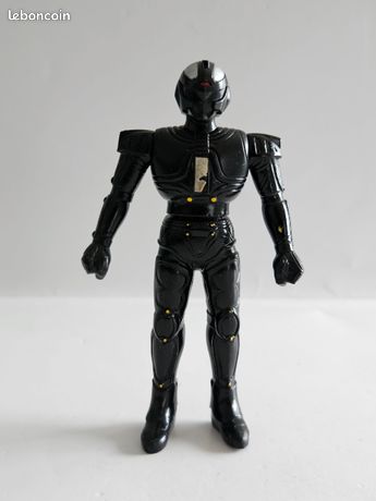 Figurine Bandai Japon 1985 – Sofubi 16cm Juspion / Jaspion – Rare, Ouverte, Pierre à Changer
