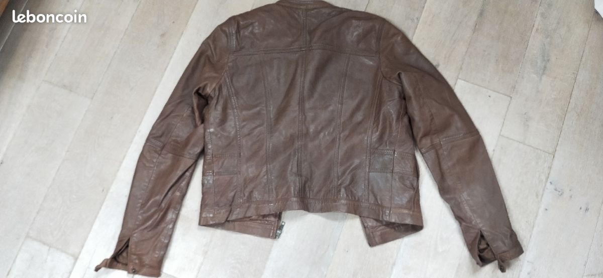 Veste en cuire femme (image 3)
