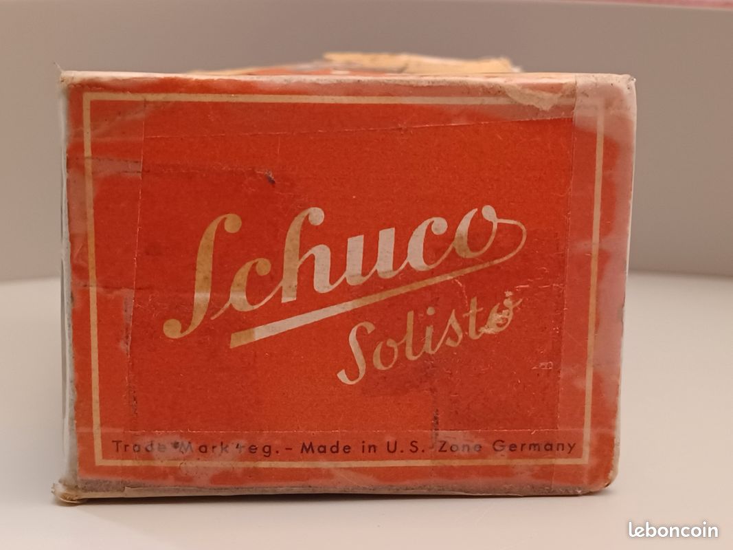 Automate Ancien Schuco - Clown Violoniste En Tôle, Fabriqué En Allemagne