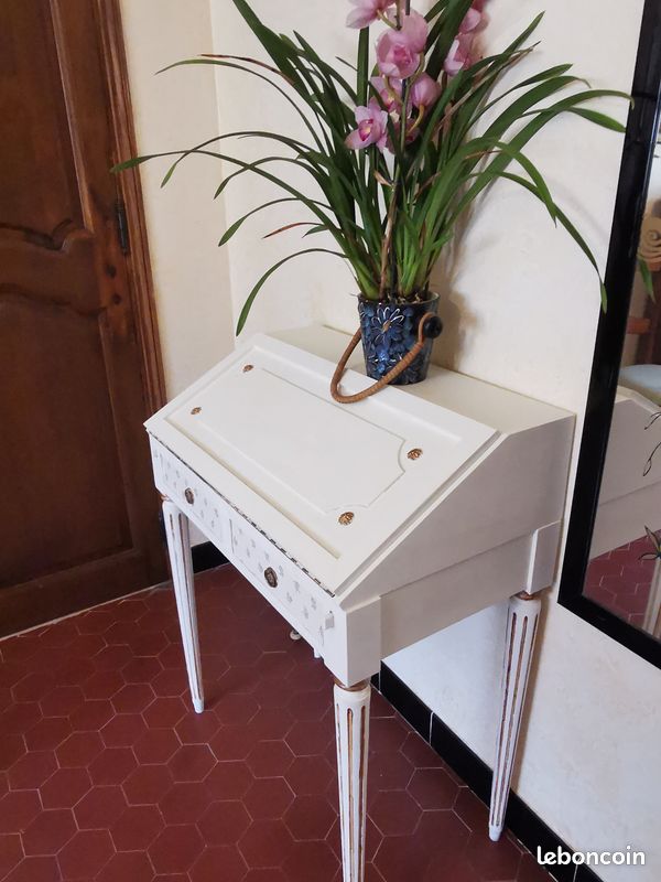 Bureau imitation vintage relooké (image 5)