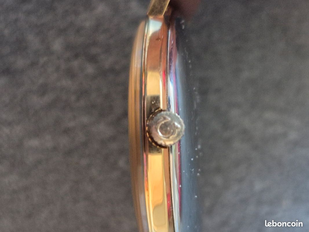 Boucle De Montre Omega Plaqué Or - Poinçon Suisse - Occasion Bon état