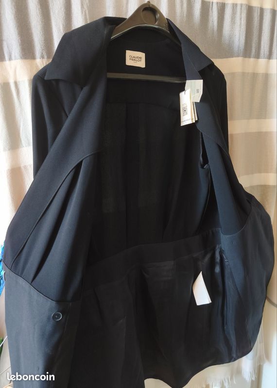 Veste bleu marine Claudie Pierlot (image 5)