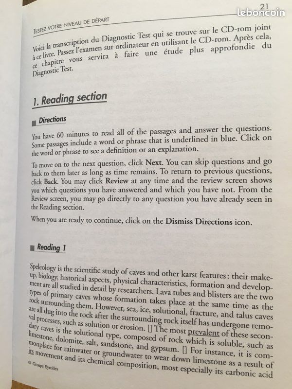 Preparation TOEFL IBT Anglais (image 3)