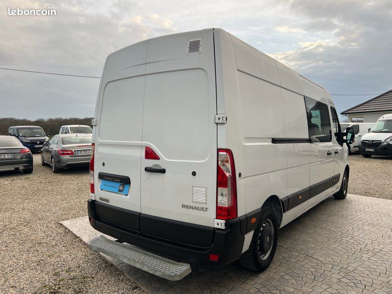 Renault Master III L3H2 2.3l DCI 135Cv Cabine Approfondie 6 Places - 79.000 - BV6 - Caméra - 1ère Main - Attelage - PRIX TTC (image 2)