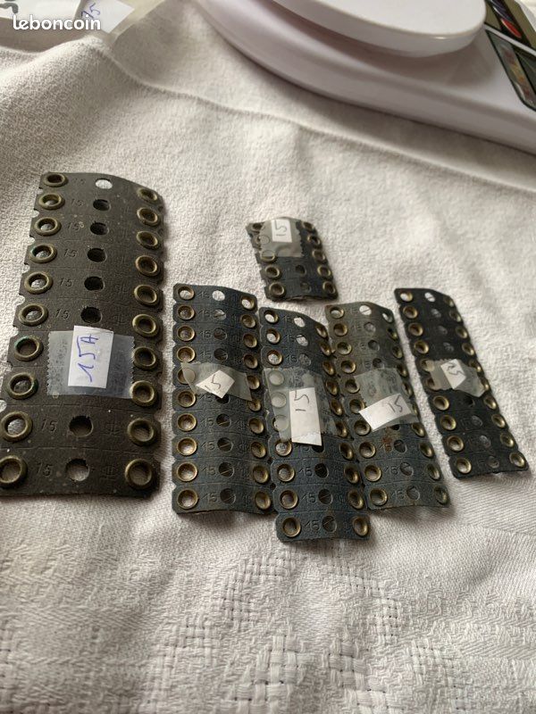 5 plaquettes fusibles15 À pour porte fusibles porcelaine (image 1)