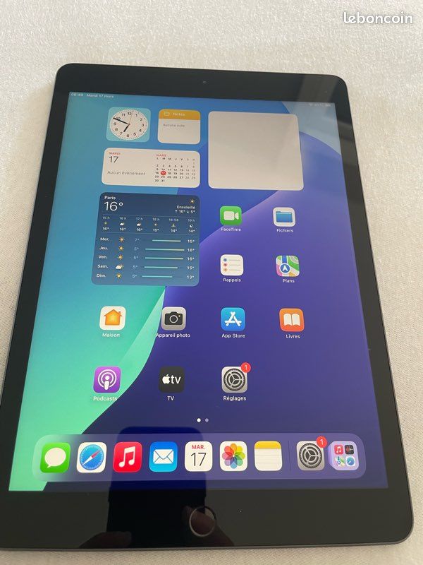 IPad 10.2 8e Génération 32 Go WiFi Gris Sidéral - Occasion