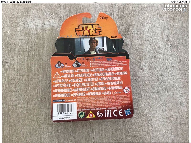 Vintage STAR WARS Figurines HAN SOLO neuve (image 2)