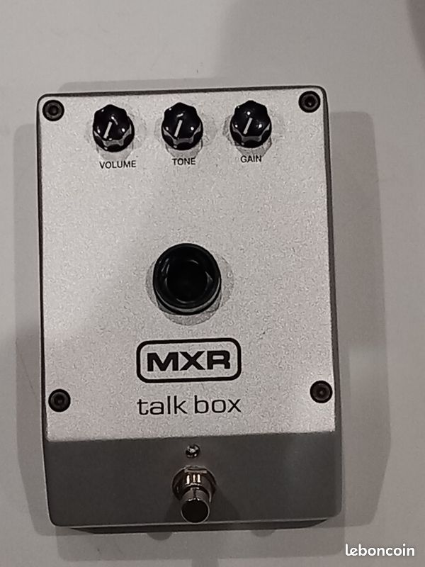 Pédale Talk Box MXR - Effet Guitare Vocal, Volume, Tonalité, Gain, Ampli Intégré