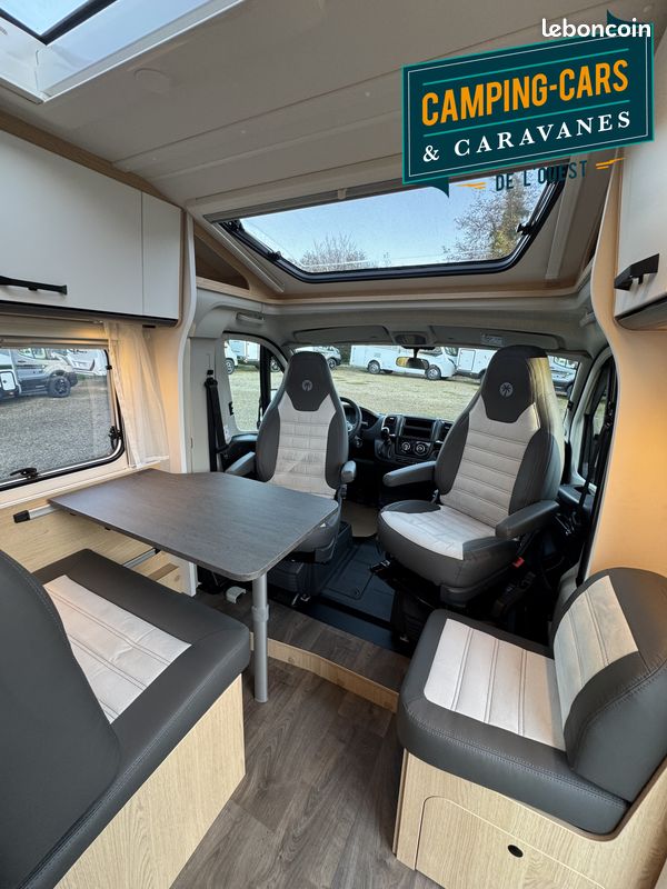 [DISPONIBLE DE SUITE] Neuf - Camping-car profilé compact Sunlight V60 Adventure - 5m96 de long - Boite automatique - Citroën 140ch - Jusqu'à 3 couchages (image 4)
