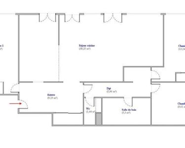 Appartement 345 000 € - 95 m²