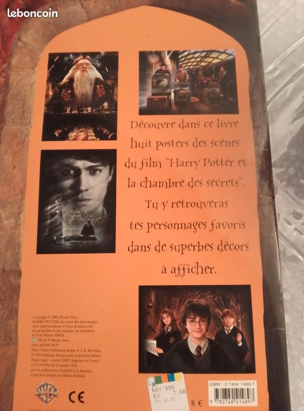 Livre posters Harry Potter et la chambre des secrets (image 2)