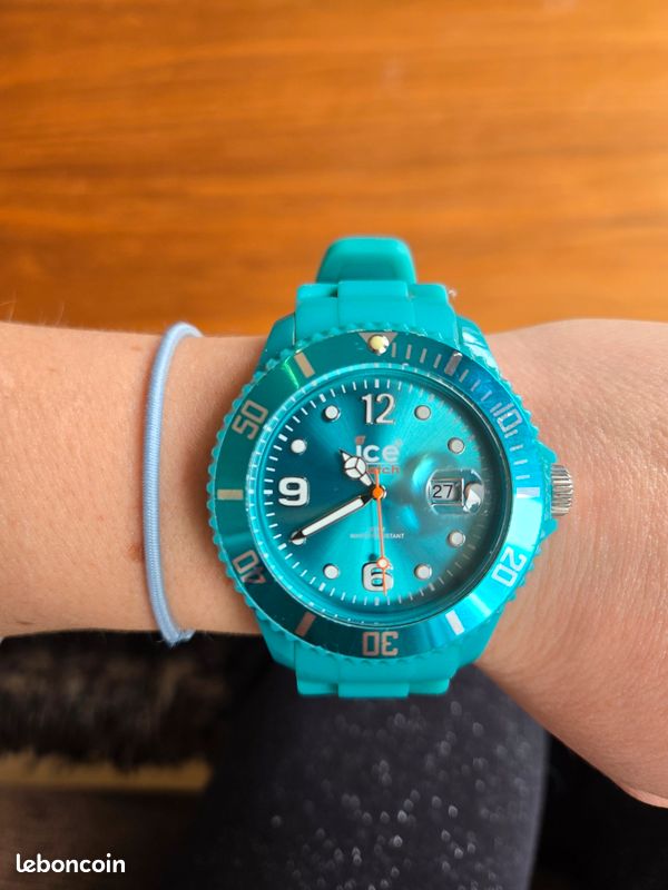 ICE-WATCH - ICE Sunset Turquoise - Montre Blanche pour Femme avec
