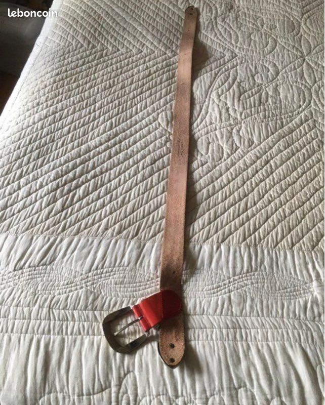 Ceinture en cuir vachette taille 80 à 85 (image 3)