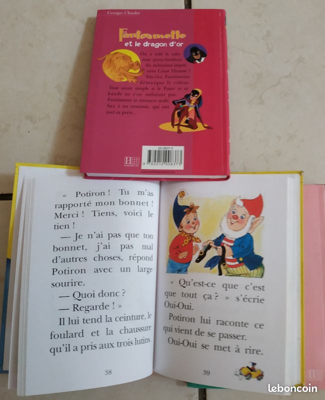 Lot Livres pour enfants : Fantômette, Oui-Oui, Jojo le lapin (image 3)
