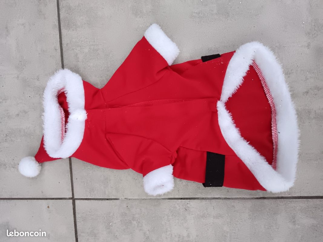 Manteau Père Noël pour chat Accessoires animaux