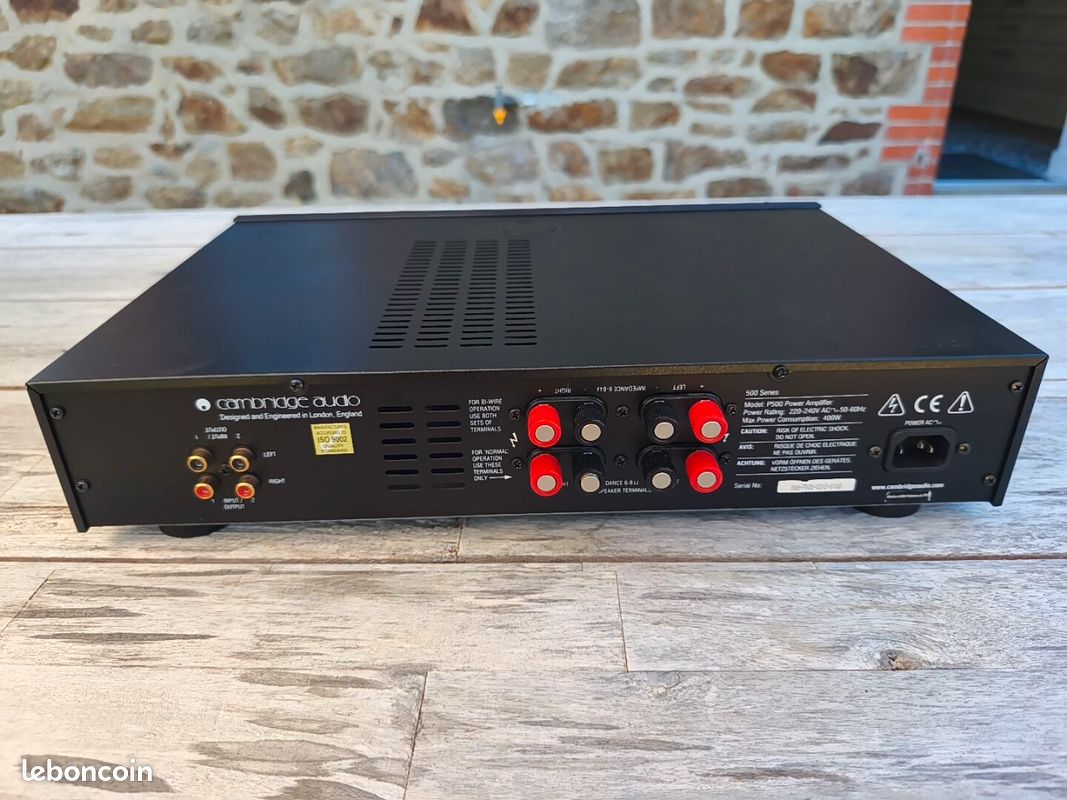 Cambridge Audio P500 Ampli Puissance (image 4)