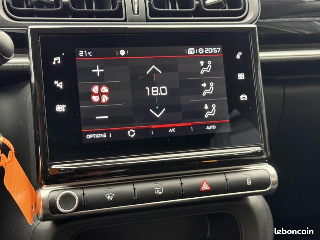 Citroën C3 Société (3) PureTech 82 BVM Feel / 2 places / 1ère main / TVA récupérable / Carplay (image 17)