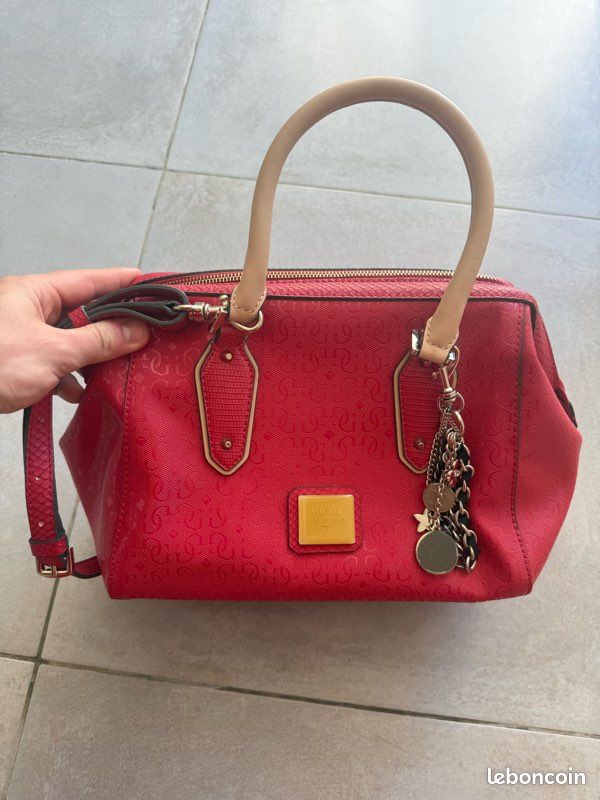 Sac à Main Guess Rose Cuir - Très Bon état - Fourre-tout Moyen