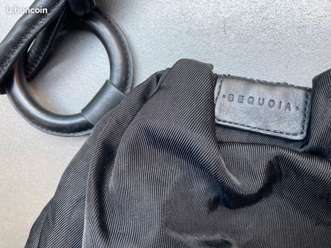 Sac jour ou soirée noir Sequoia (image 3)