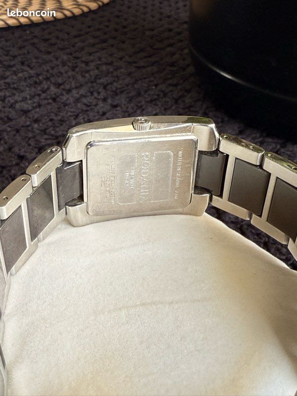 Montre Rodania céramique noire - Quartz (image 4)
