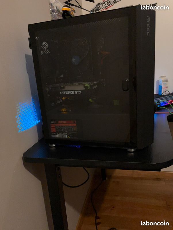 PC Gamer Antec - Intel Core I5-3350P, GTX 1650, SSD 120Go + HDD 1To, 8Go RAM, Windows 10 Pro