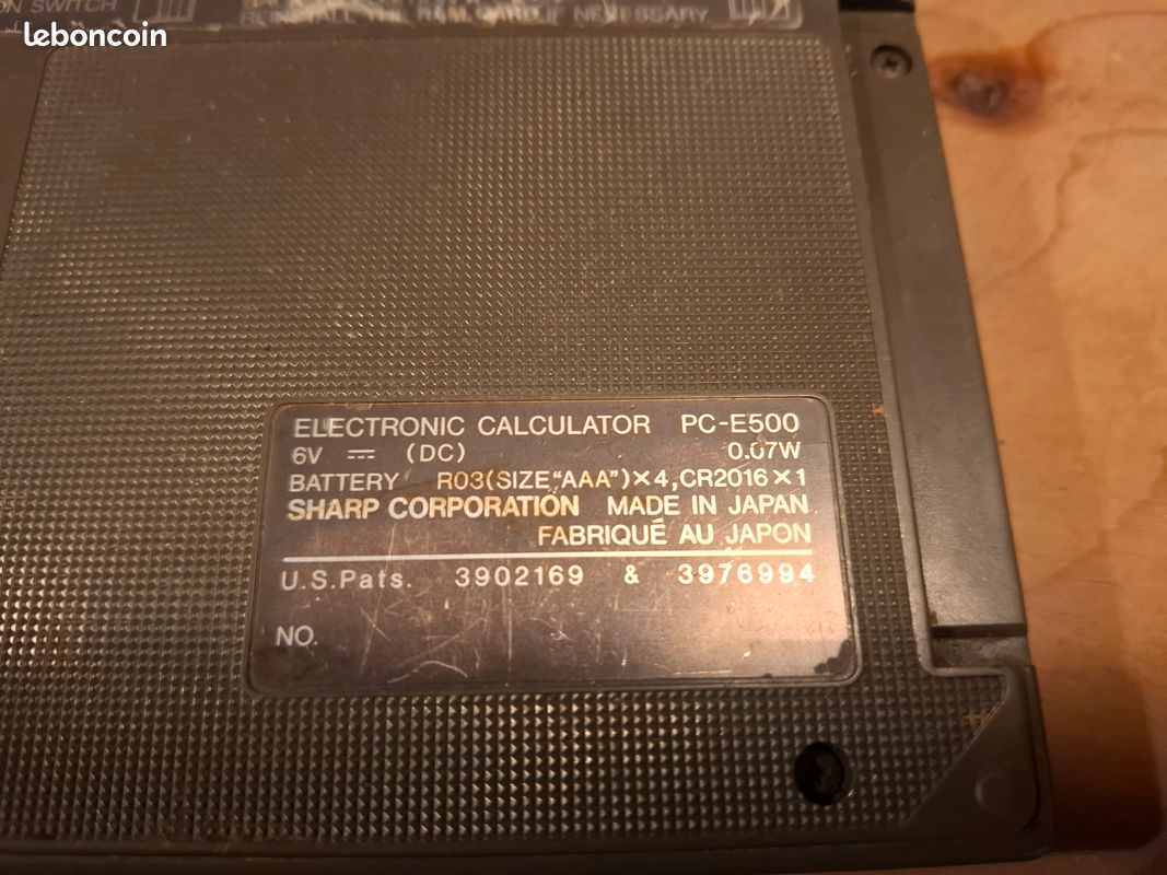 Ordinateur de poche Vintage Sharp PC-E500 – (image 6)