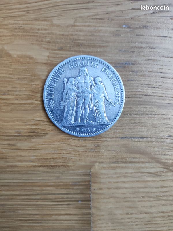 Pièces de 5 francs françaises - types, métaux, poids et périodes