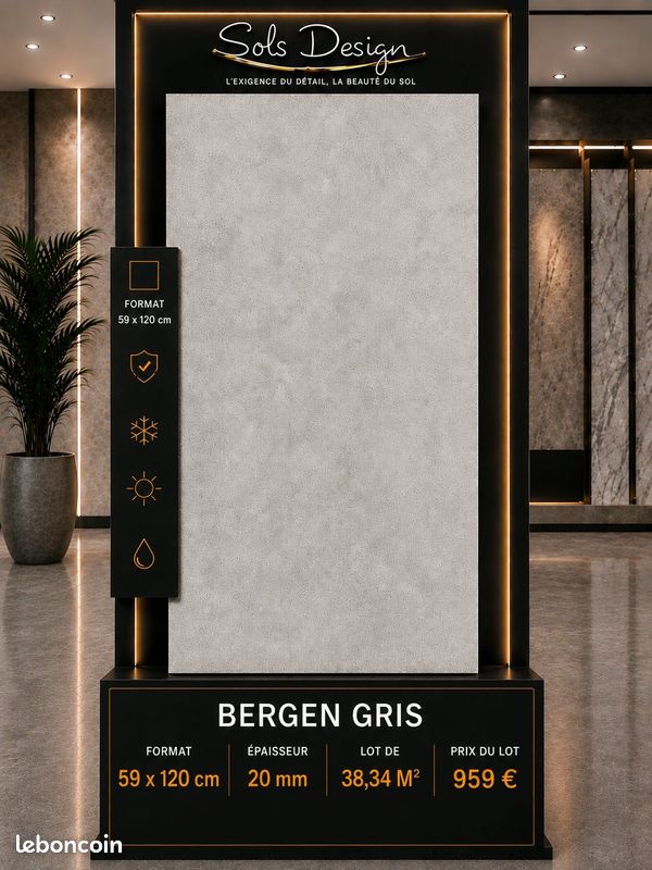 🔥BERGEN GRIS 59x120 – CARRELAGE EXTERIEUR🔥 (image 4)
