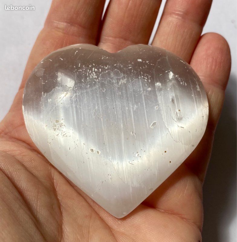 Coeur Pierre sélénite (image 3)