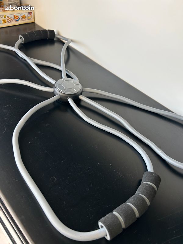 Extenseur de musculation à élastiques avec poignées (image 4)