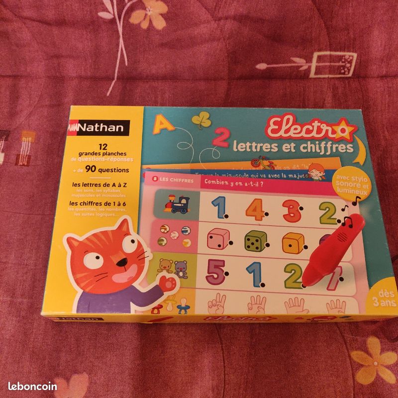 Electro lettres et chiffres Nathan. Dés 3 ans (image 1)