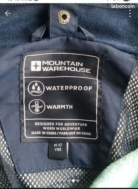 MANTEAU IMPERMÉABLE EN POLYURÉTHANE VERT IGUAZU XXL | Leroy Merlin