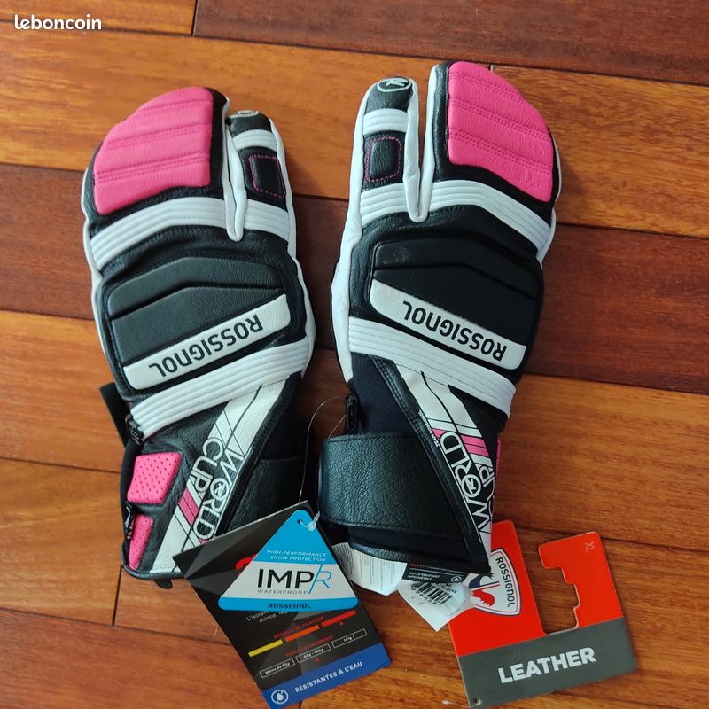 Moufles de ski neuves en cuir world Cup Rossignol Sport Plein air