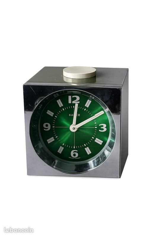 Réveil mécanique vintage Kienzle, fabriqué en Allemagne - Fonctionnel