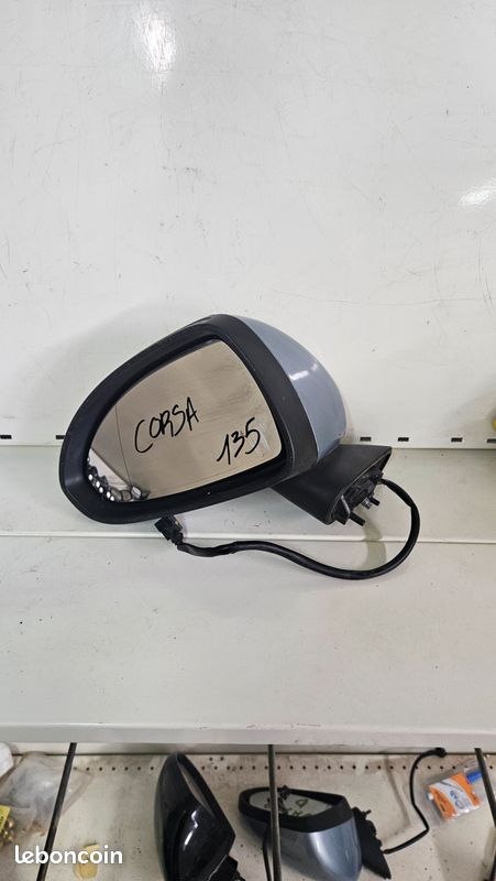Rétroviseur électrique gauche à peindre compatible avec Opel Corsa D 2006-2014 Rétroviseur électrique gauche à peindre compatible avec Opel Corsa D 2006-2014