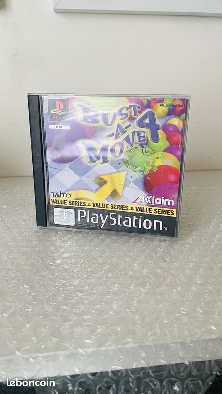 Video game Playstation PS1 PAL Bust a Move 2 complete Value Series - La Roue du Passé