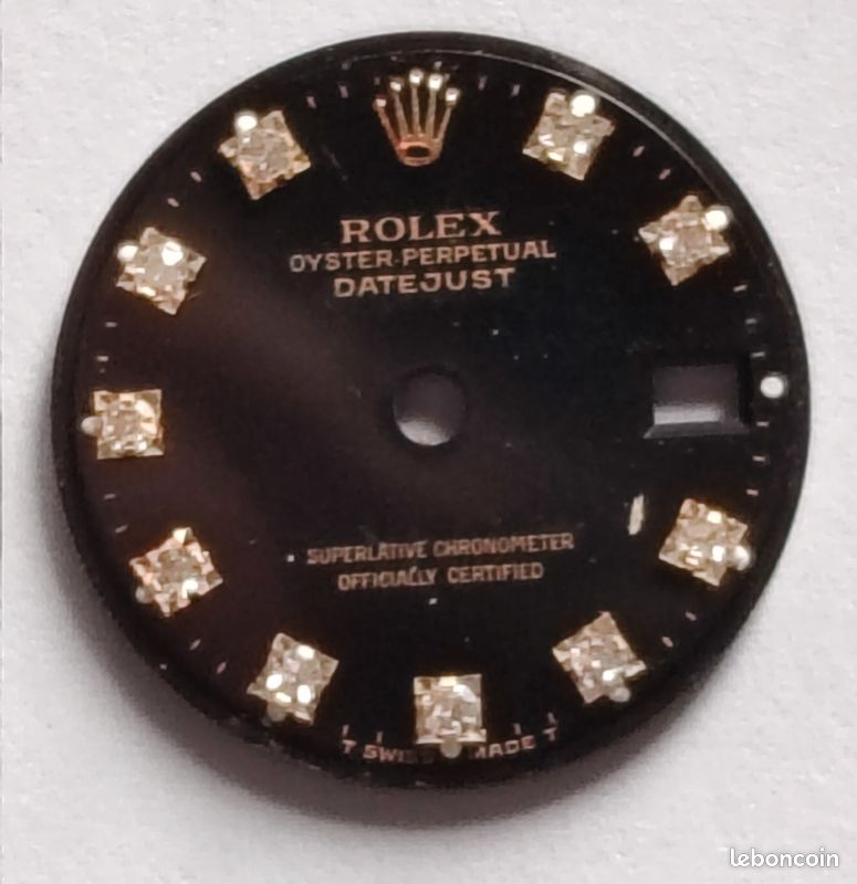 Cadran ROLEX OYSTER PERPETUAL DATEJUST DIAMANTS (image 1)