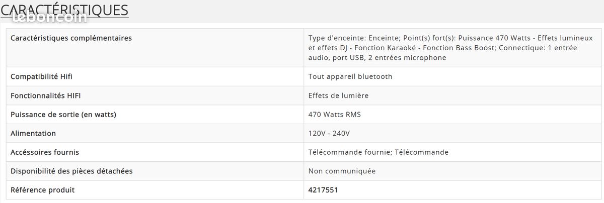 Enceinte amplifiée Sony MHCV11 BLACK (image 8)