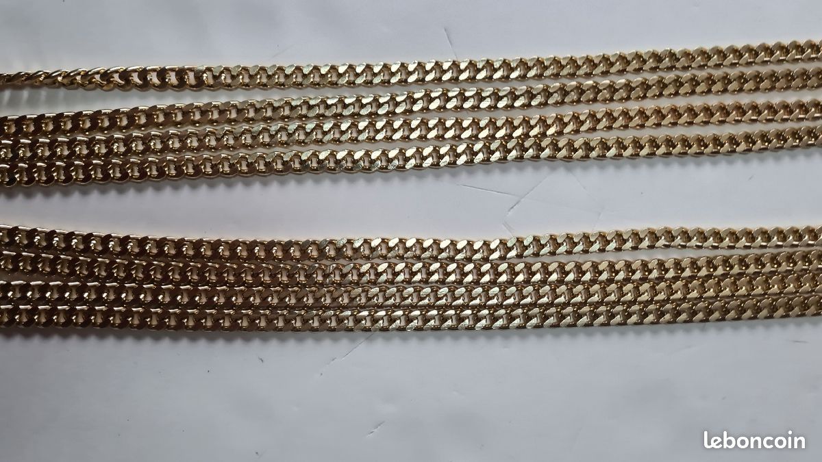 Chaine dorée pour bijoux. 9, 40 m (image 1)