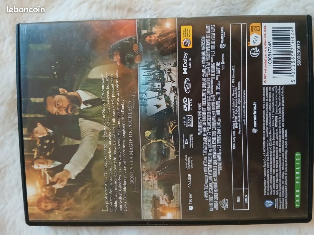 DVD les animaux fantastiques 2 et 3 (image 5)
