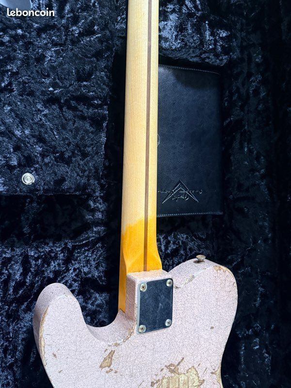 Fender Custom Shop Wildwood 10 – Telecaster 1955 Heavy Relic – Shell Pink Sparkle (image 10)