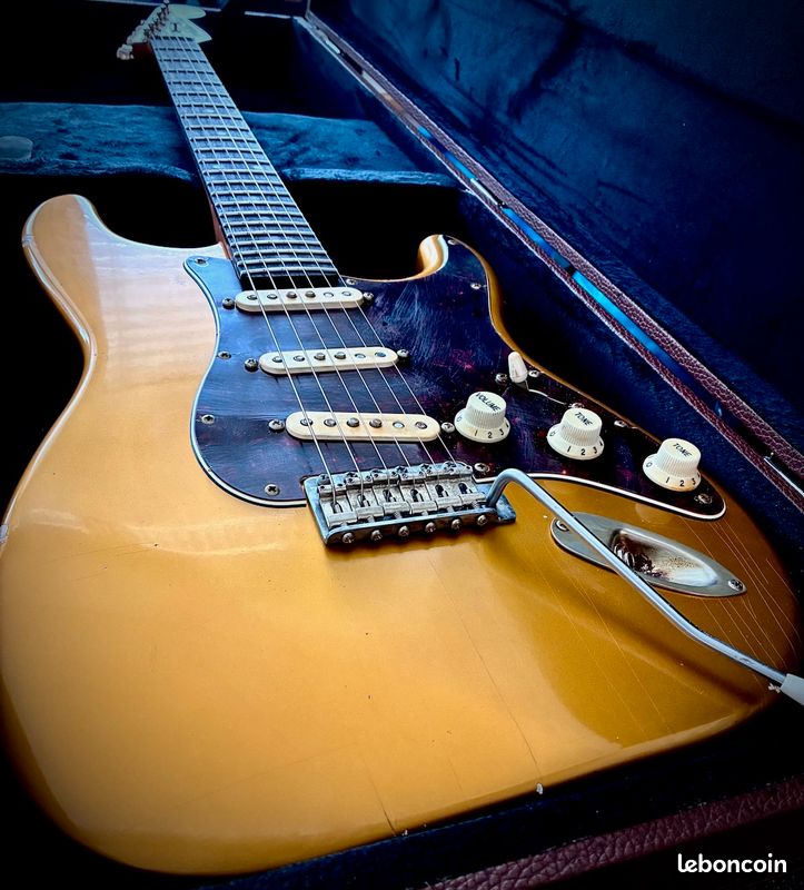 S71 Custom « Nitro S Vintage Firemist Gold ’76", Handwound Pickups. Made in USA (image 1)