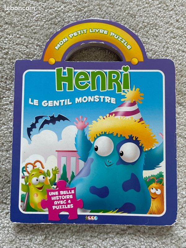 Henri le gentil monstre Livre puzzle (image 1)