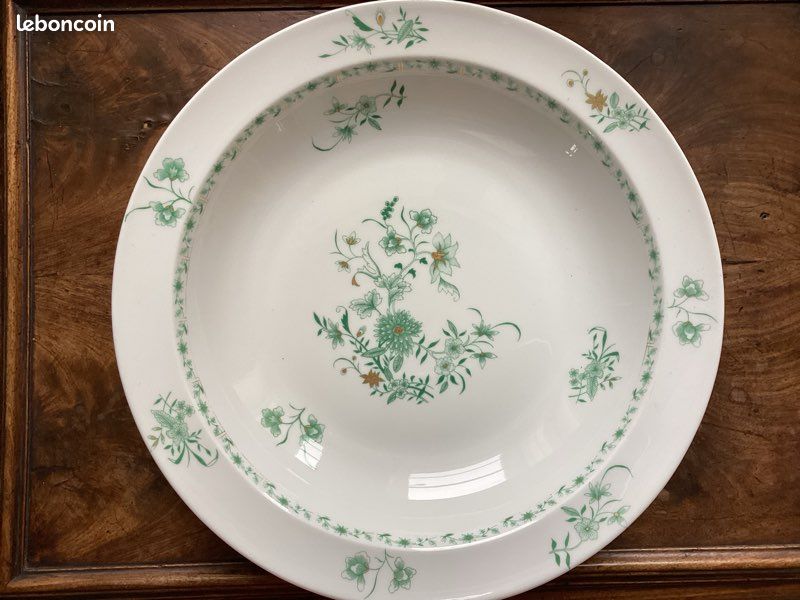 Plat rond creux Bernardaud modèle Pékin (image 1)
