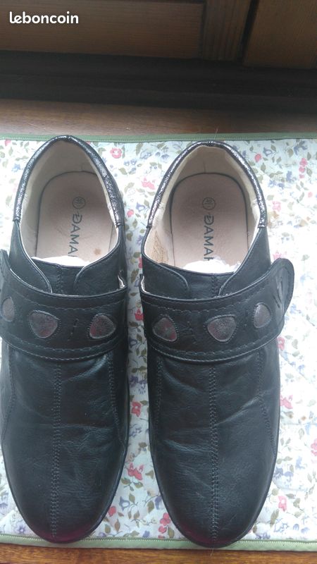 Chaussures de ville, cuir, taille 40 (image 1)