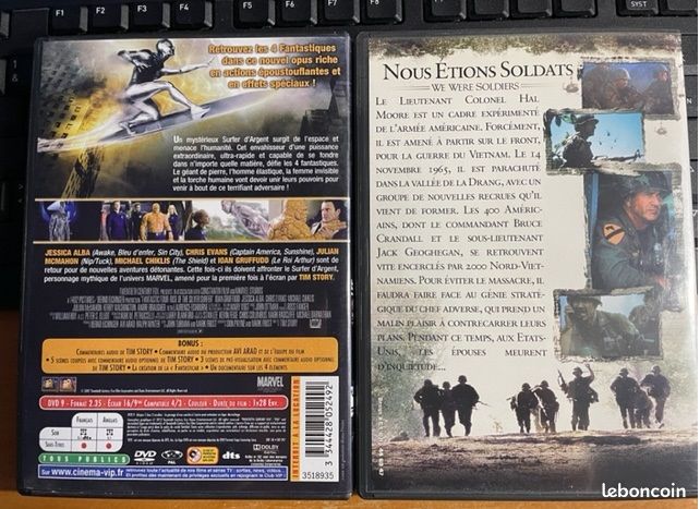 Lot 5 DVD films d'action / guerre / drame / Sci-fi (image 4)